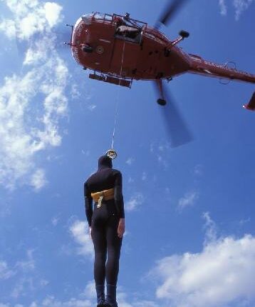 Exercice des services de la sécurité civile en milieu marin