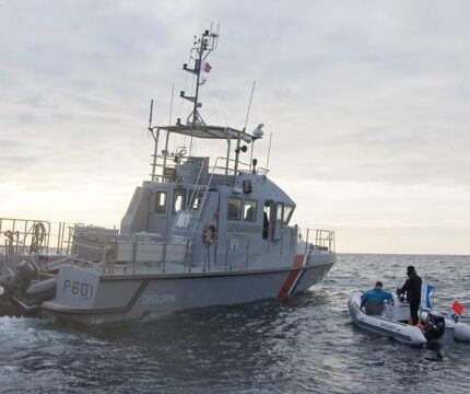 Navires de surveillance lors du "Trophée National"