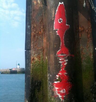 Oeuvre peinte de Kasper (Port-Joinville - &Icirc;le d'Yeu)
